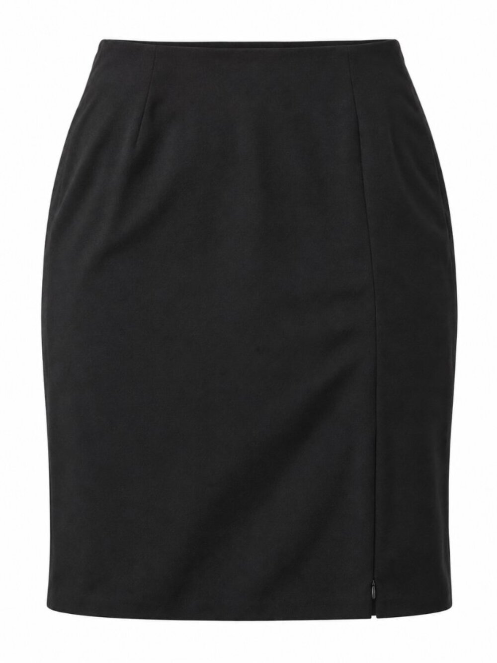 Vintage Joseph Ribkoff Black Zip-Slit Pencil Skirt Size 16